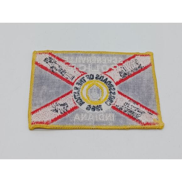 Schererville Indiana Police Patch Crossroads of the Nation 1866 Flag - Picture 4 of 4